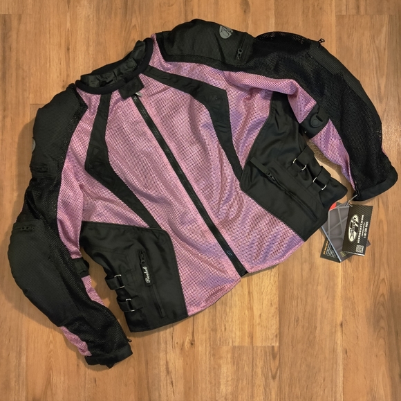 Joe Rocket Women Cleo Elite Motorcycle Jacket size 2 Diva - Picture 3 of 12